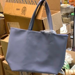 Macy’s blue purse